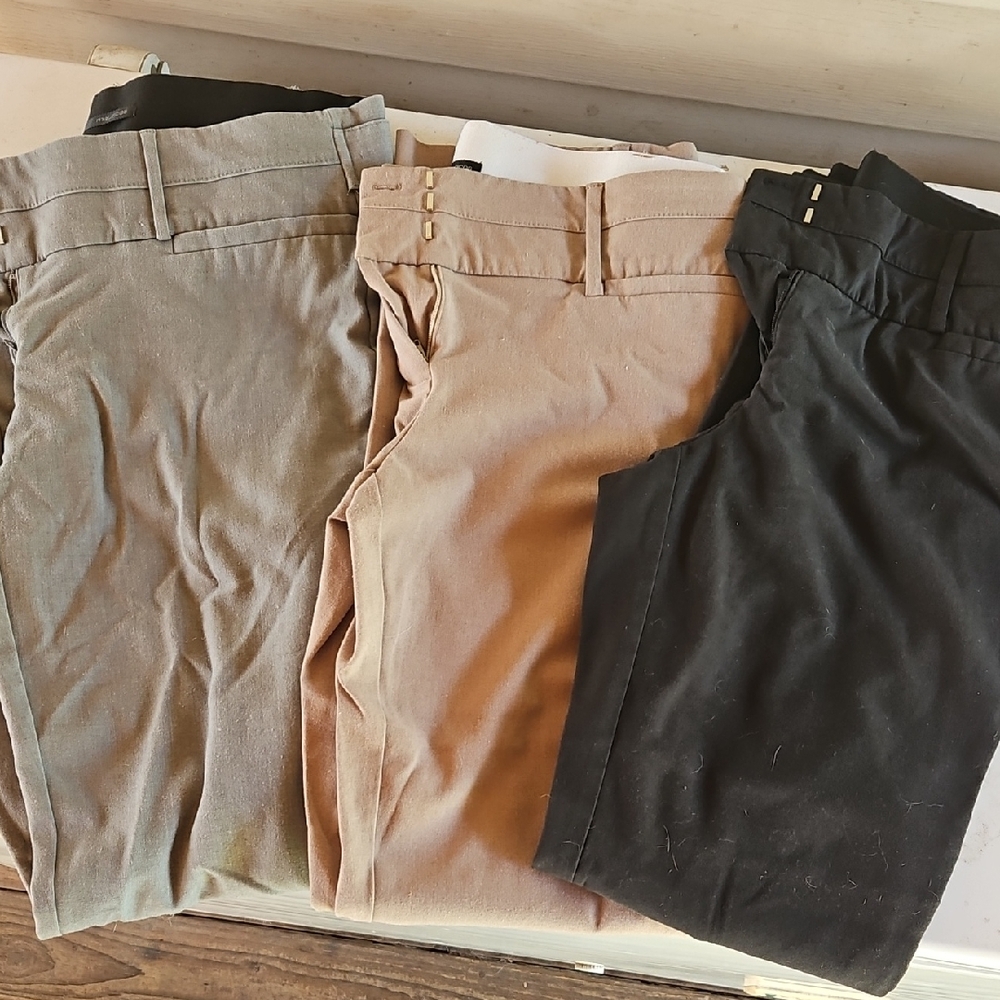 Maurices Womens Dress Pants - Gray, Tan, Black